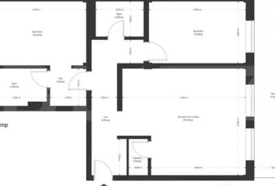 Apartament cu 3 camere semidecomandat în Ghirodei - 1