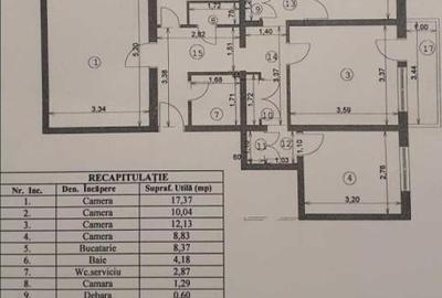Apartament cu 4 camere în Turda