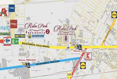 Apartament cu 3 camere decomandat în Central