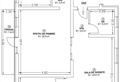 SAD pe parter 4 locuri de parcare pretabil birouri, clinica, servicii sau locuit - 1