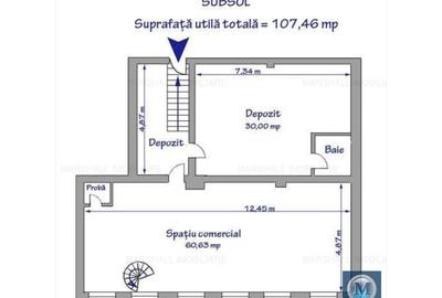 Spatiu comercial de vanzare, zona Ultracentral, 125.45 mp #14157 - 2