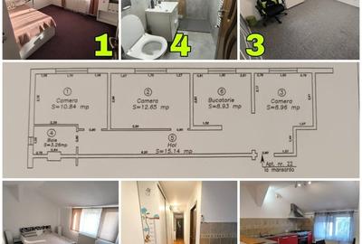 Apartament cu 3 camere, mobilat în Aradului - 1