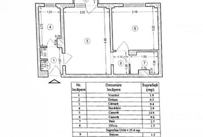 Apartament cu 2 camere semidecomandat în Militari - 2