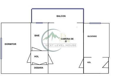 Apartament cu 2 camere semidecomandat, mobilat în Gemenii - 4