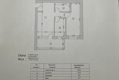 Apartament cu 2 camere decomandat, mobilat în Theodor Pallady - 11