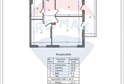 Apartament cu 3 camere decomandat în Periferie - 12