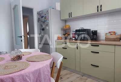 Apartament renovat 66 mp 3 camere 2 bai balcon pivnita Cisnadie - 13