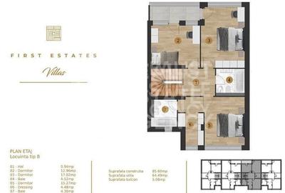 Vilă modernă și luminoasă, 152 mp, de închiriat în Pipera - 6