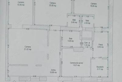 Apartament cu 5 camere semidecomandat în Bălcescu - 6