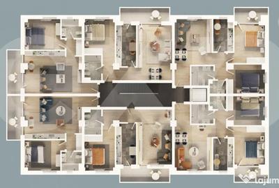 Apartament cu 2 camere decomandat în Central - 2