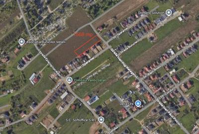 Teren intravilan de 1568 mp, în Oncea - 1