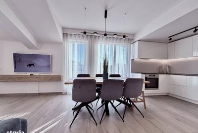 Apartament cu 3 camere, mobilat în Tractorul - 7