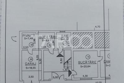 Casa de vanzare 6 camere 260 mp gradina zona foarte linistita Cisnadie - 22