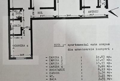 Apartament 4 camere, 77.18 mp, zona Ciucului - 6