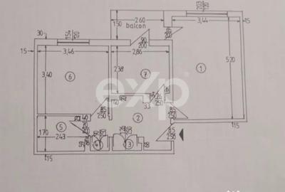 Apartament cu 2 camere decomandat în Exercițiu - 2