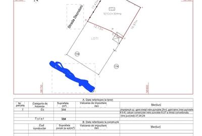 Teren Construcții intravilan de 304 mp, în Uverturii - 2