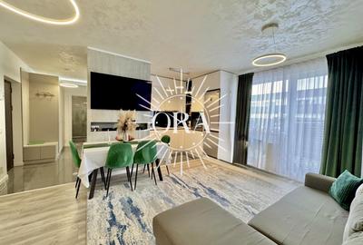 Apartament cu 3 camere semidecomandat, mobilat în Florești