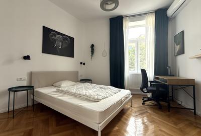 Apartament cu 3 camere decomandat, mobilat în Cișmigiu