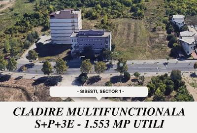 Cladire multifunctionala S+P+3E - Sisesti, Sector 1 - 1.553 mp utili
