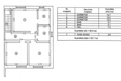 Agigea-Primarie, vila P+1, SD 125 mp, 4 camere, teren in proprietate de 260 mp - 23