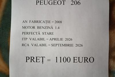 Vand garsoniera sau inchiriez, ?i Vand ma?ina PEUGEOT 206 - 2