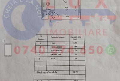 ID 2980 Apartament cu 2 camere de vanzare Strada Neptun, ETAJ 1 - 15
