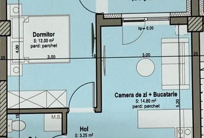 Apartament cu 2 camere în Gării