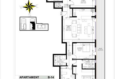 Apartament cu 5 camere semidecomandat în Iancu Nicolae - 9