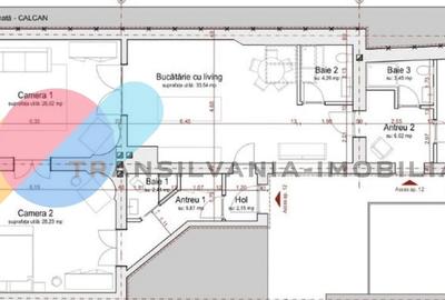 Apartament spectaculos 4 camere, 125 mp, in Palatul Banffy – str. Eroilor - 15