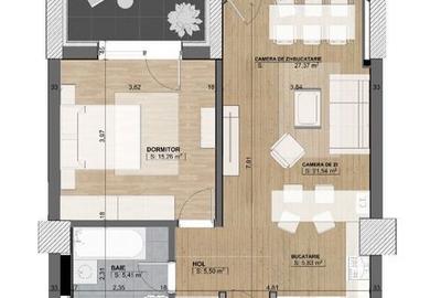 Apartament cu 2 camere în Șelimbăr - 3