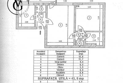 Apartament 2 camere  - Metrou 1 Mai - 9