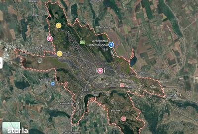 Teren de 8000 mp, în Podu Roș - 1