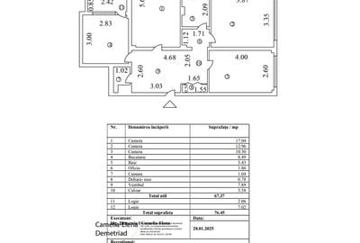 Apartament cu 3 camere decomandat în Pantelimon - 14