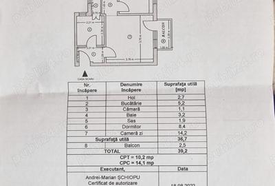 Apartament 2 camere semidecomandat de vanzare in Darmane?ti - 2