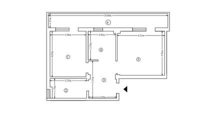 Apartament cu 2 camere decomandat în Bucium