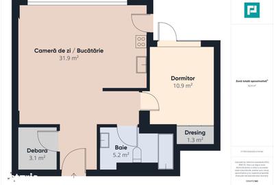 Apartament cu 2 camere, mobilat în Circumvalațiunii - 3