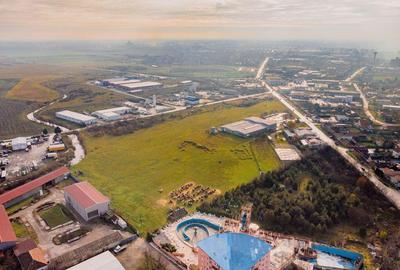 Teren industrial cu PUZ - 973mp - 2