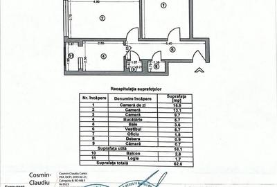Apartament cu 3 camere decomandat, mobilat în Dorobanți - 15