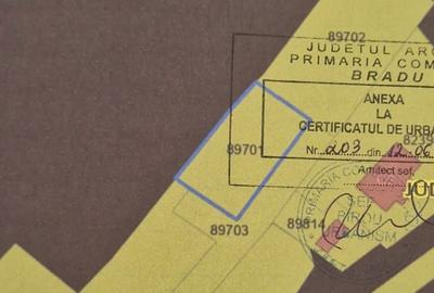 Teren de 500 mp, în Bradu - 1