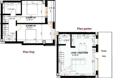 Apartament 3 camere D 2 bai Terasa Capat Pacurari - 3