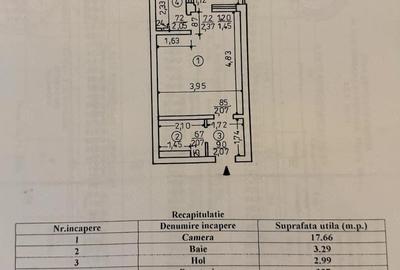 Garsonieră decomandată în Podul de Piatră - 1