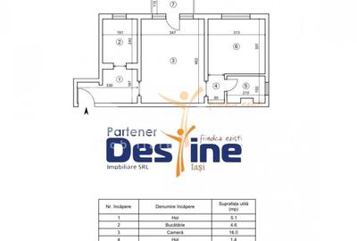 Apartament cu 2 camere semidecomandat, mobilat în Păcurari - 11