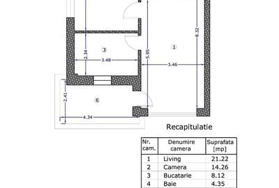 Apartament cu 2 camere în Aviației - 7