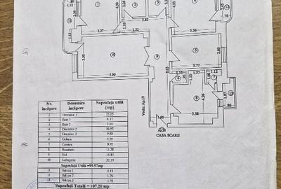 Apartament cu 4 camere decomandat, mobilat în Gara - 9