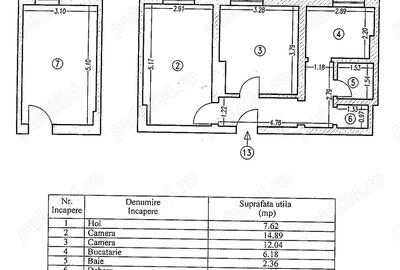 Apartament cu 2 camere decomandat în Est - 4