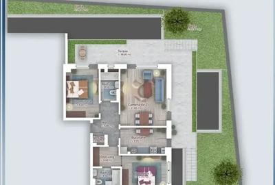 Vânzare Apartament 3 Camere Pallady/ Parter cu Terasă și Grădină Vânzare Apartament 3 Camere Pallady/ Parter cu Terasă și Grădină - 3