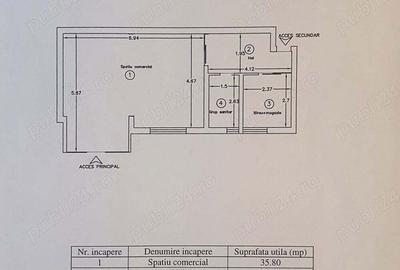 Spațiu comercial, de 54 mp, în Tudor Vladimirescu - 9