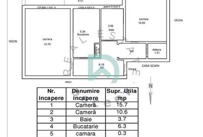 Apartament cu 2 camere decomandat în Tractorul - 16