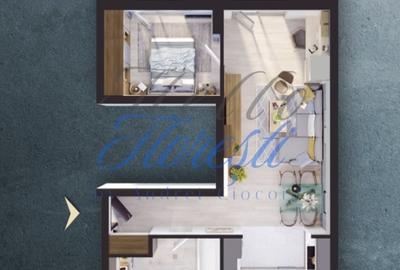 Apartament 2 camere 51mp, Semifinisat, Iris | Cluj