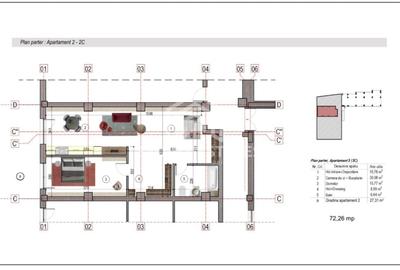 De vanzare 2 camere cu curte privata Trapezului Sector 3 - 2